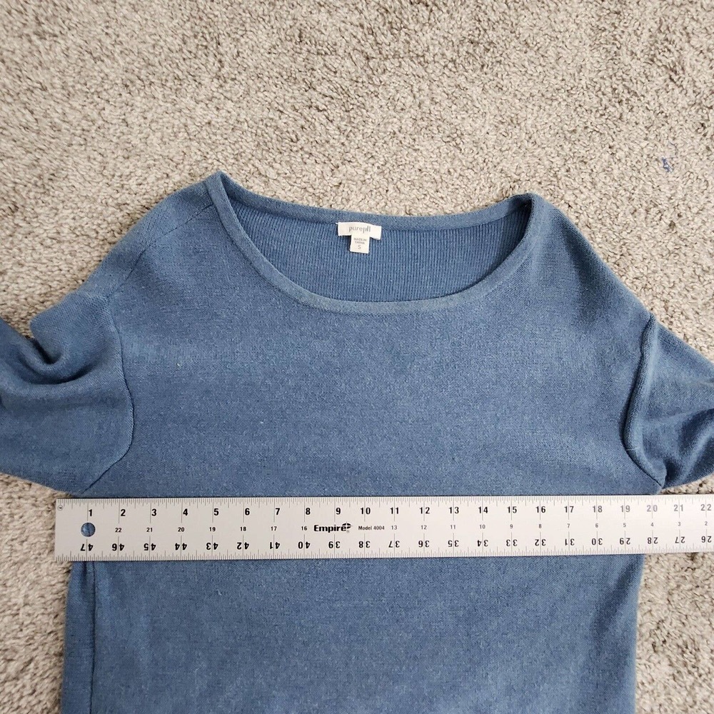 J. Jill Knit Sweater Dress Knee Length Cotton Blend Cashmere Women's Size S - Picture 7 of 13